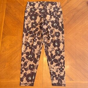 Offline Aerie Real Me Leggings - Brown Floral XL